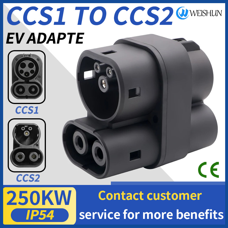 Ccs2 To Ccs1 Fast Charge Adapter 250Kw - CCS1 to CCS2 EV DC Fast