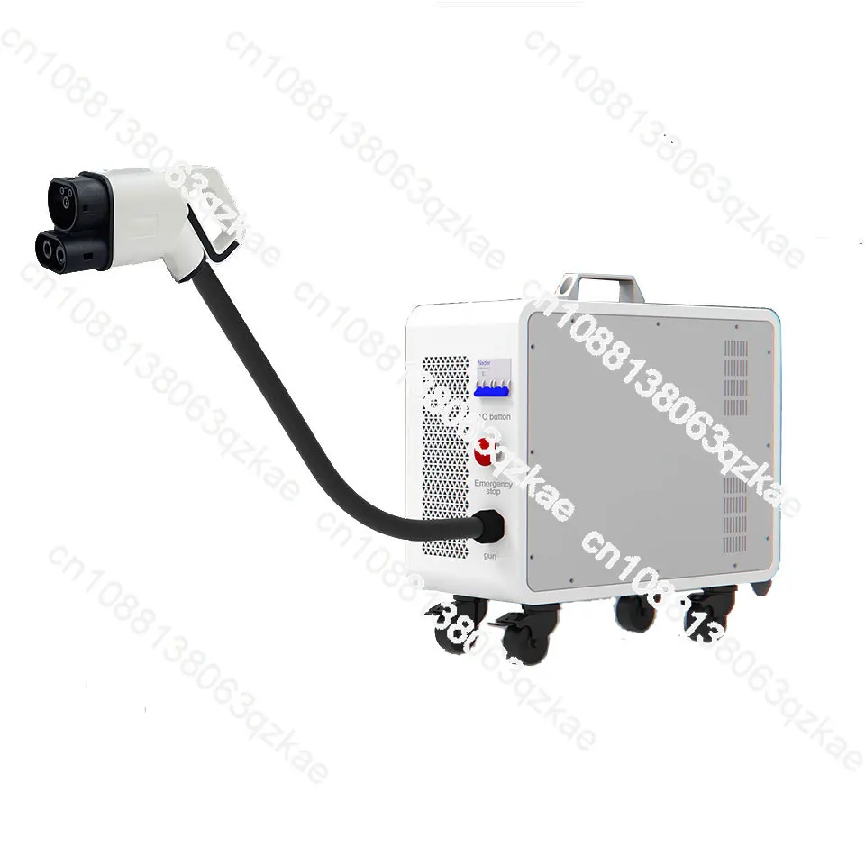 Portable Dc Fast Charger 20Kw Ccs2 - Mobile Ev Charger Single Gun Portable