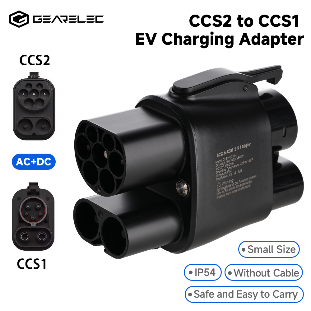 Ccs2 To Ccs1 Fast Charge Adapter 250Kw - GEARELEC CCS2 to CCS1 Adapter DC