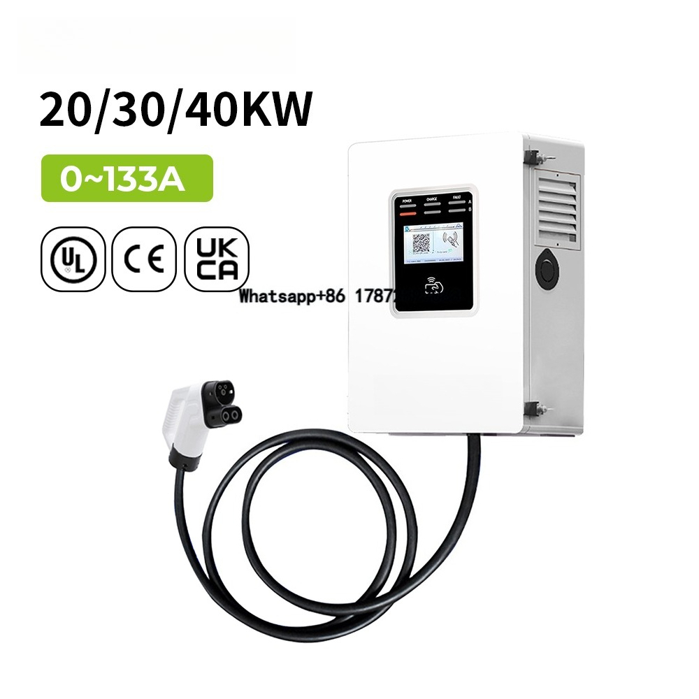 Dc Fast Charger 30Kw Wallbox Commercial - Ocpp 20kw 30kw 40kw CCS GBT