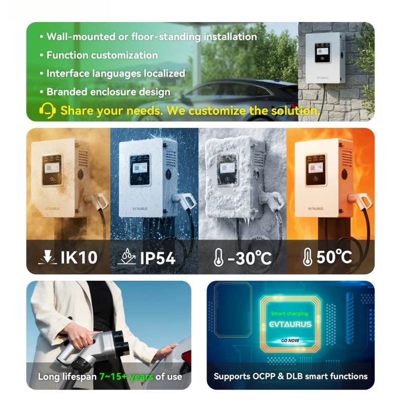 OEM 20kw 30kw 40kw Wallbox RFI - Dc Fast Charger 30Kw Wallbox Commercial 评论和价格