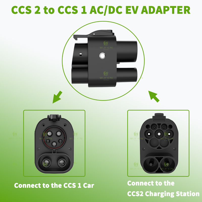 WUFEN AC & DC CCS2 To CCS1 DC  - Ccs2 To Ccs1 Fast Charge Adapter 250Kw 评论和价格