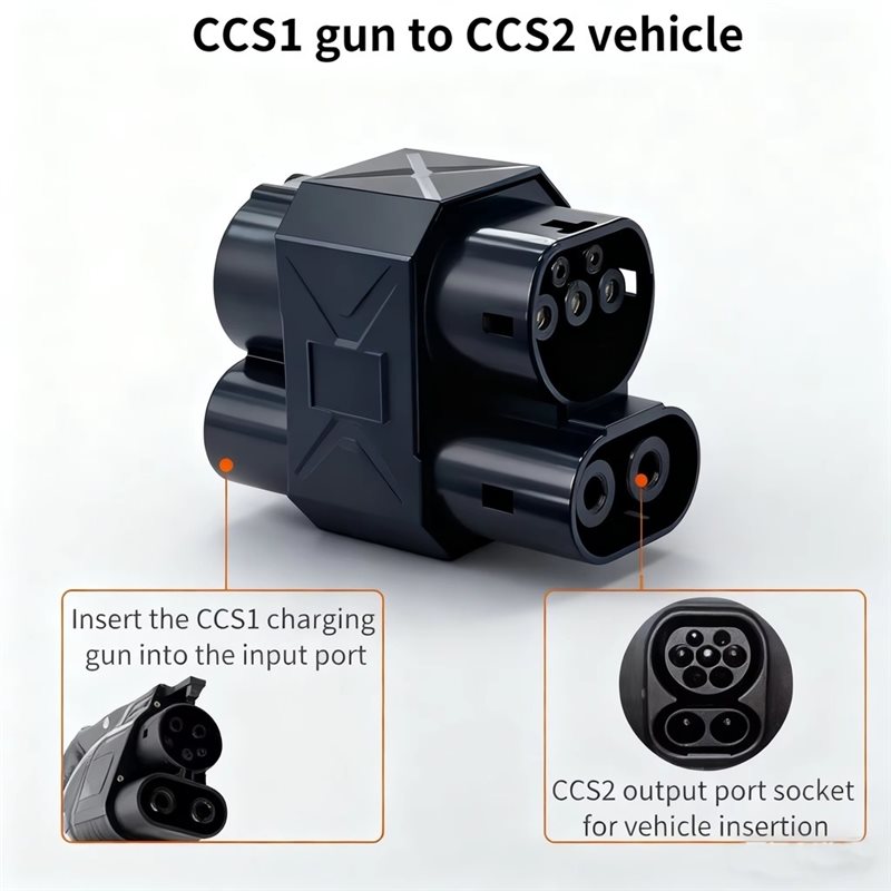 CCS1 To CCS2 Fast Charging Ada - Ccs2 To Ccs1 Fast Charge Adapter 250Kw 评论和价格