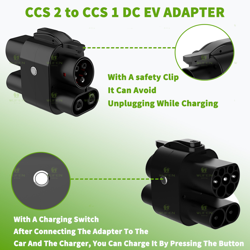 WUFEN CCS2 to CCS1 250A Adapte - Ccs2 To Ccs1 Fast Charge Adapter 250Kw 评论和价格