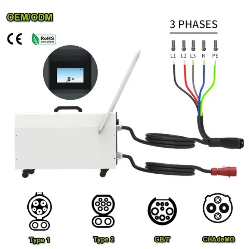 20KW-40KW EV Portable Charging - Portable Dc Fast Charger 20Kw Ccs2 评论和价格