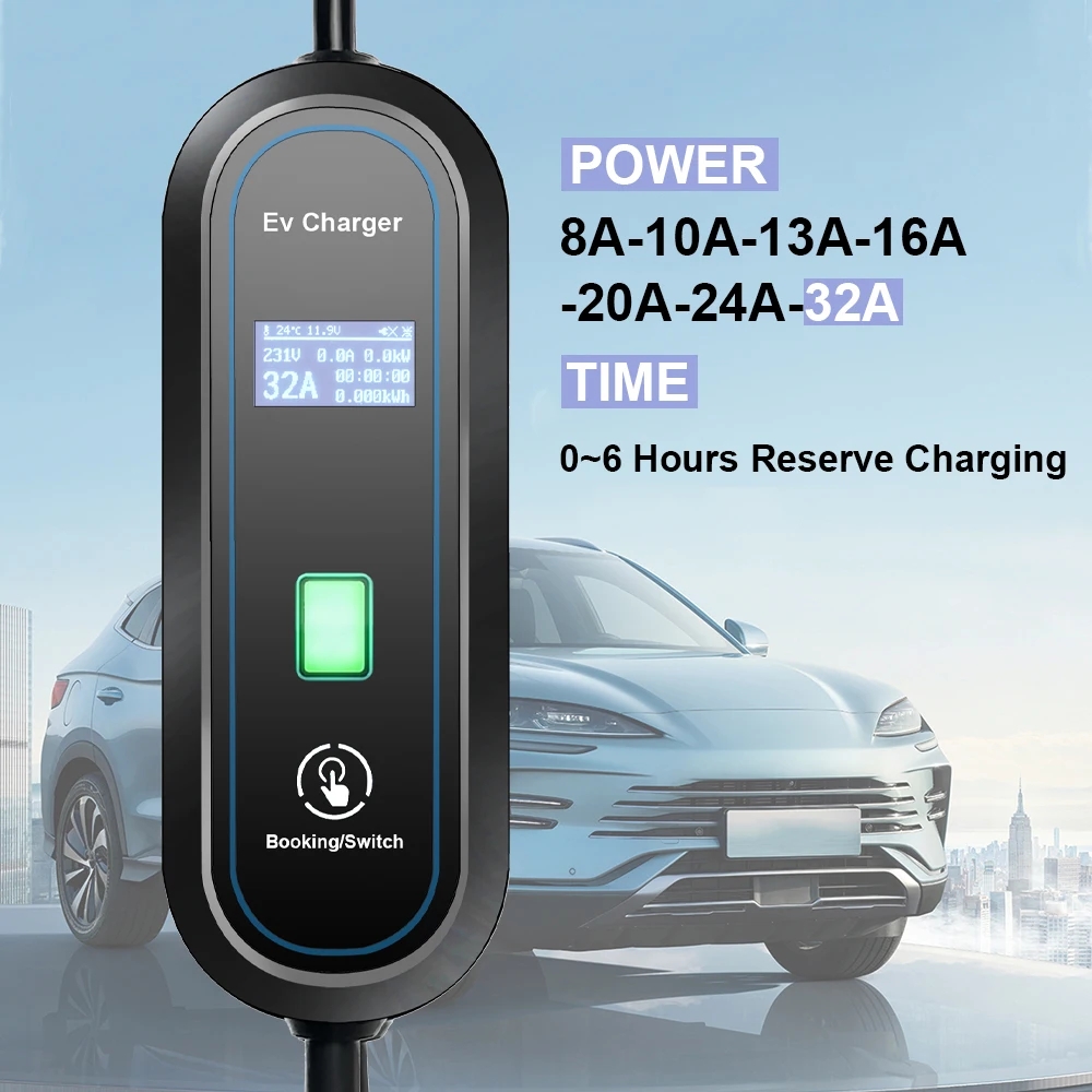 Portable GBT EV Charger Wallbo - Portable Ev Charger 32A Type 2 Cee Plug 评论和价格