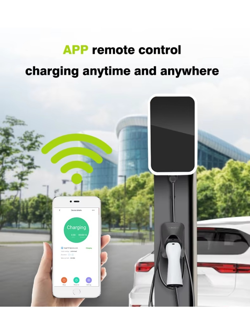 22kW AC EV Charging Station Sm - 22Kw Wallbox Type 2 Ocpp Rfid 评论和价格