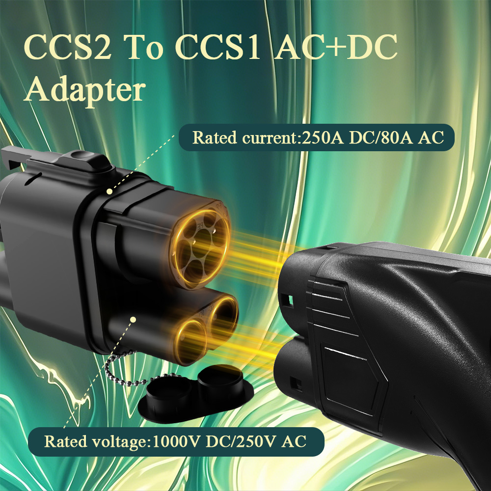 Kolanky 250KW DC+AC From CCS2  - Ccs2 To Ccs1 Fast Charge Adapter 250Kw 评论和价格