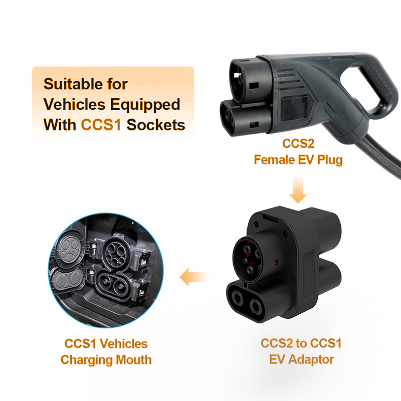 WUFEN 250KW CCS2 to CCS1 Adapt - Ccs2 To Ccs1 Fast Charge Adapter 250Kw 评论和价格