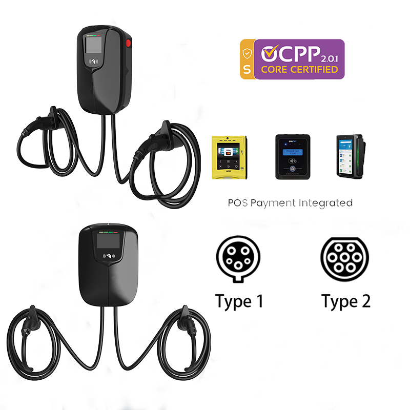 Commercial Dual Gun AC EV Char - 22Kw Wallbox Type 2 Ocpp Rfid 评论和价格