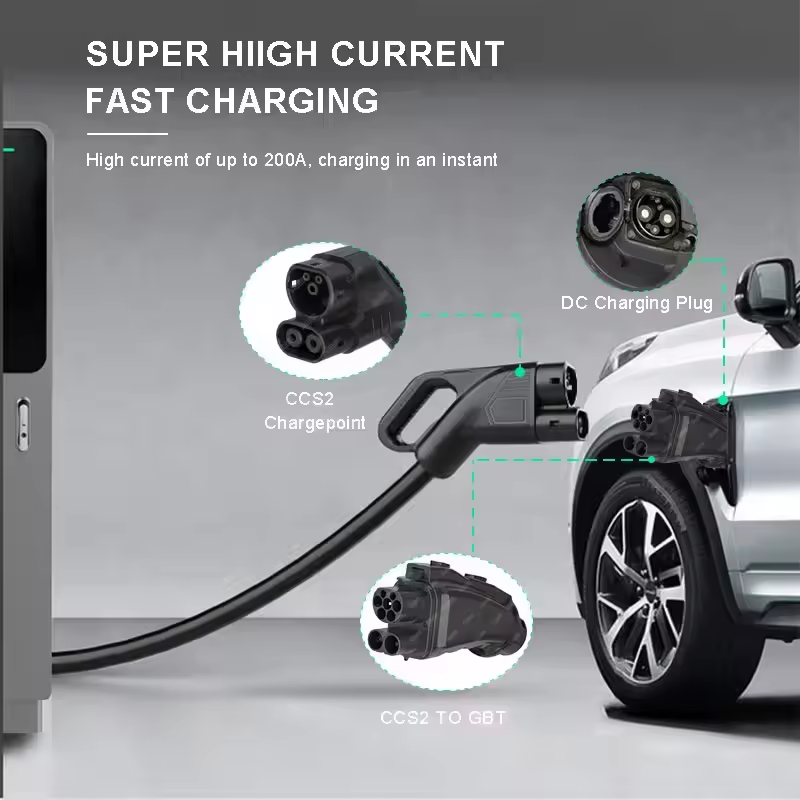 EV DC Charger 200A 250A 1000V  - Gb/T To Ccs2 200A Fast Charging Adapter 评论和价格
